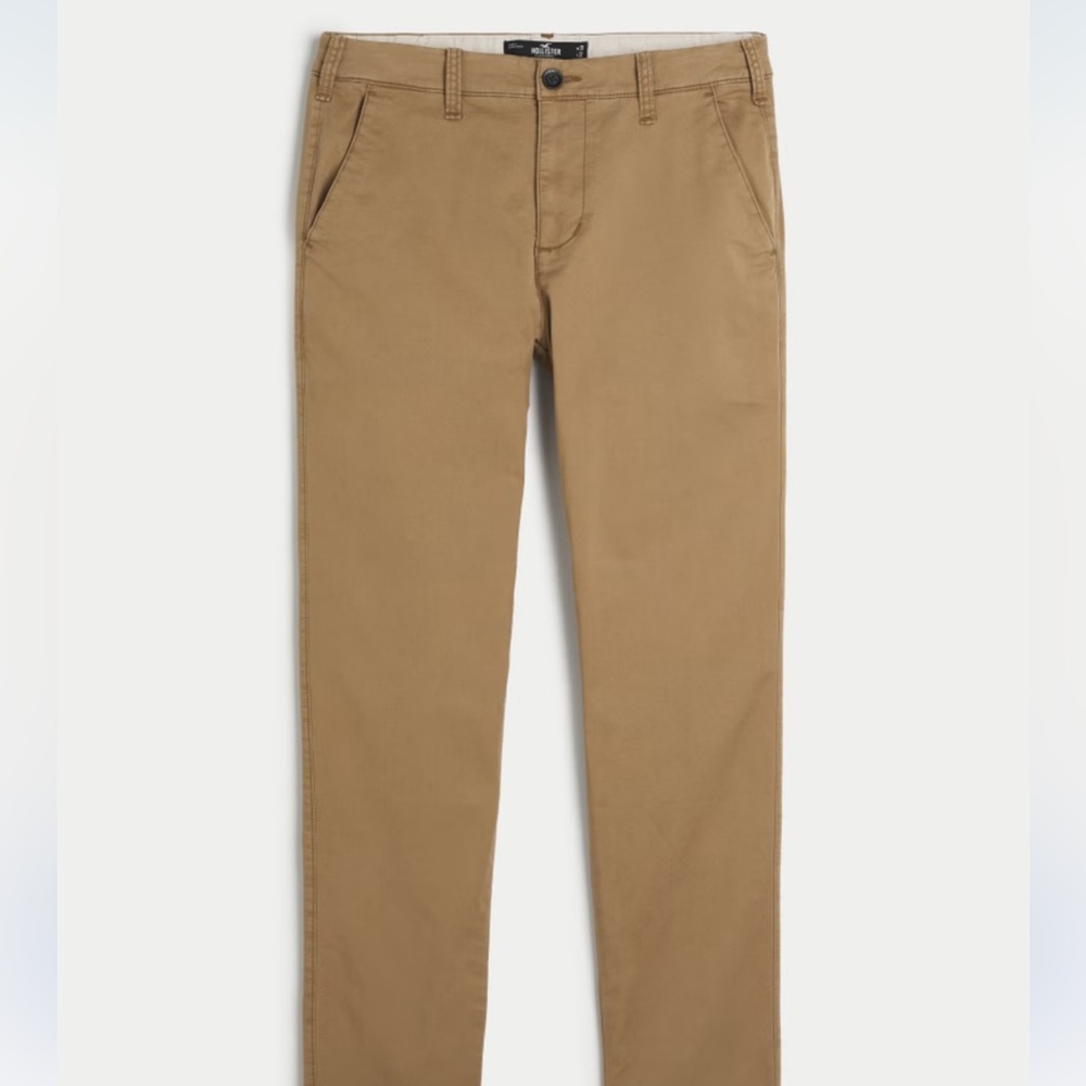 Hollister Epic Flex Skinny Dark Khaki Chino W32xL34 This size sold out in stores